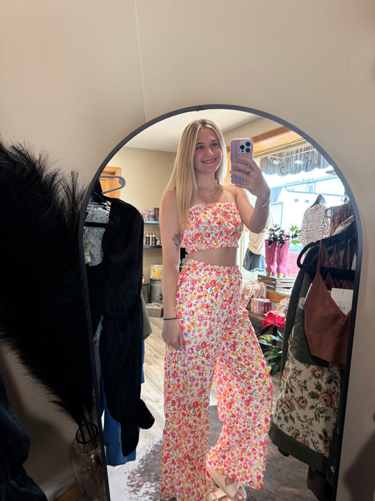 floral 2 piece set