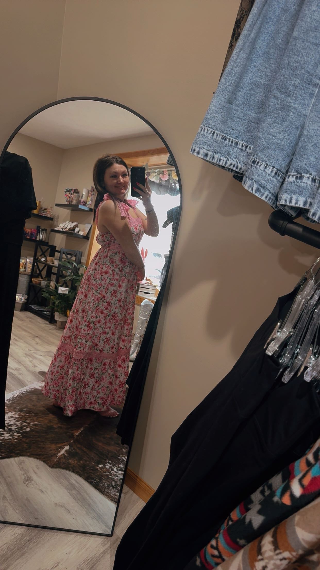 floral maxi dress