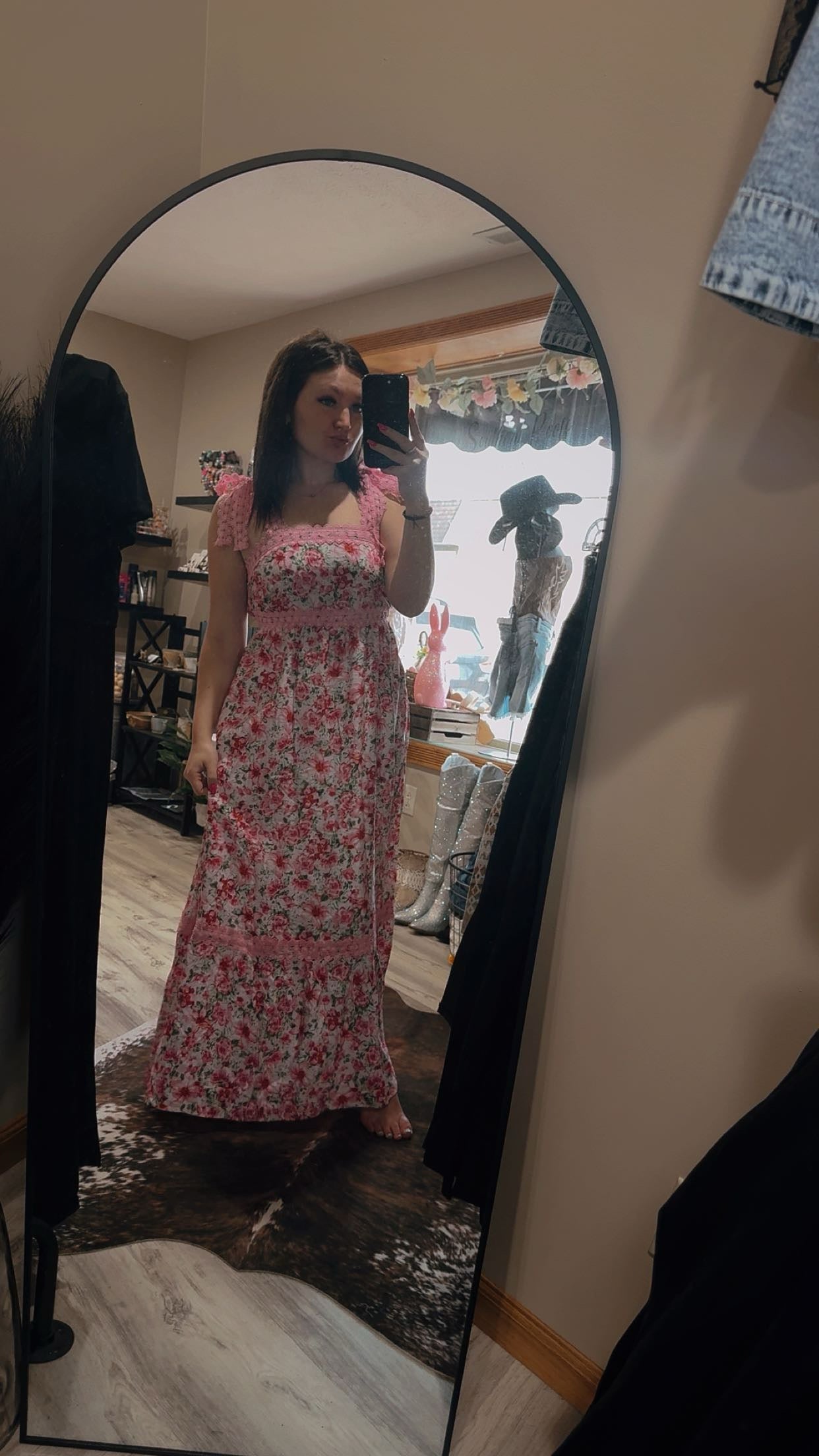 floral maxi dress