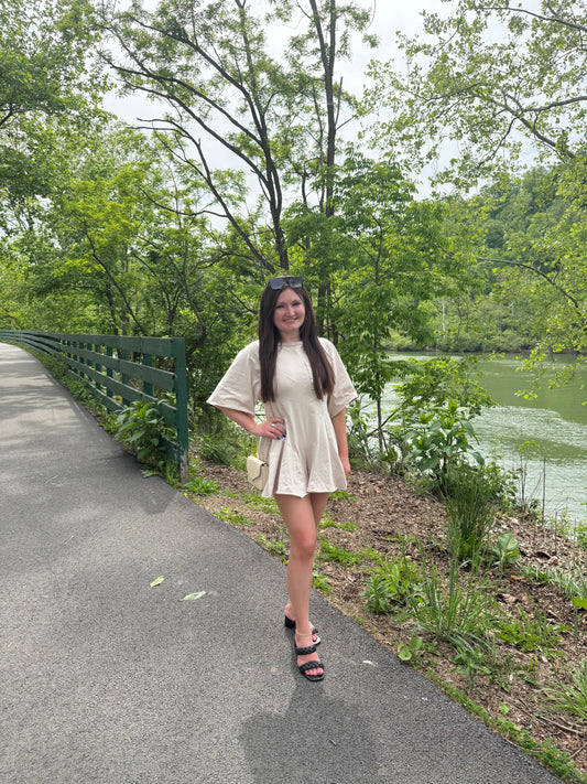 button back short romper