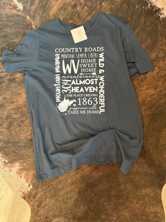 all about WV tee