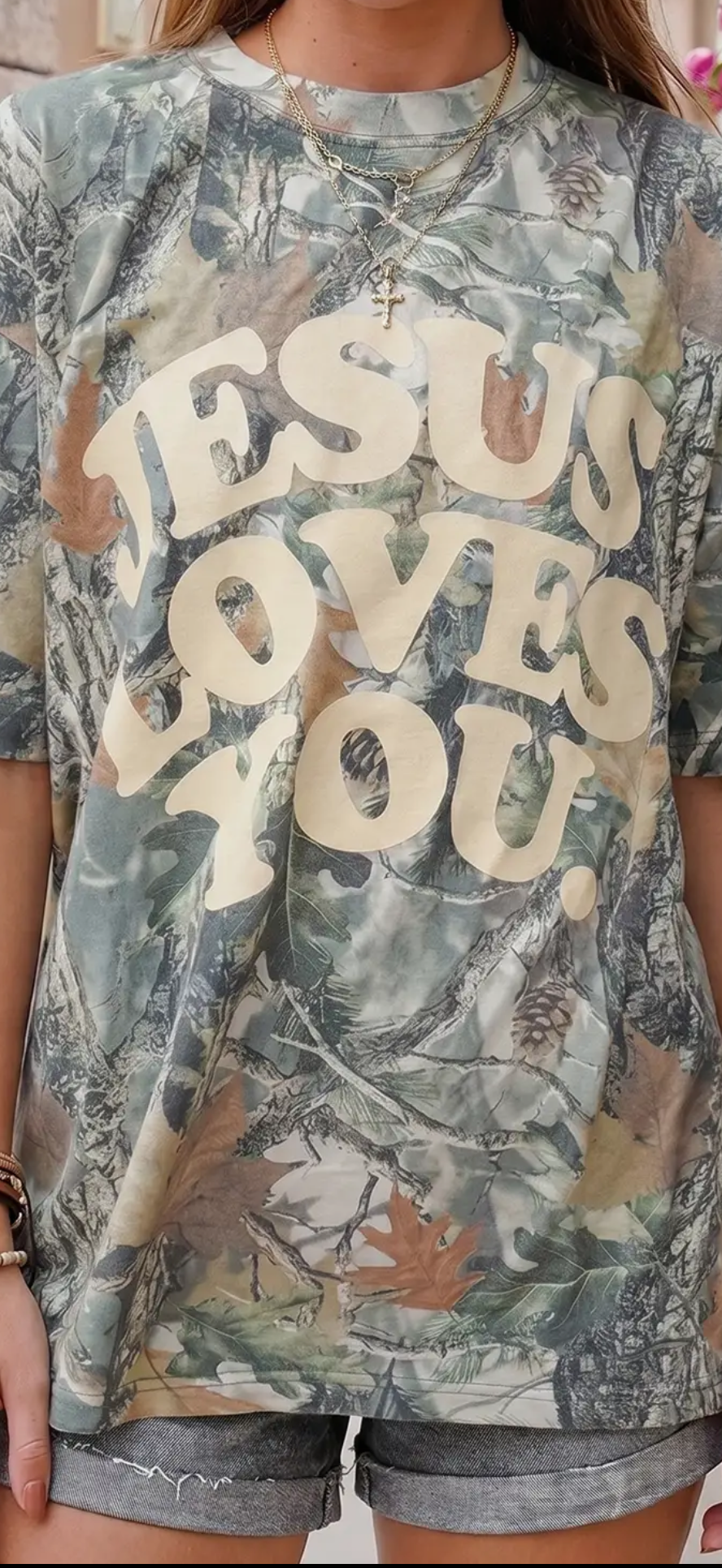 Jesus Love You camo tee (s-xl)