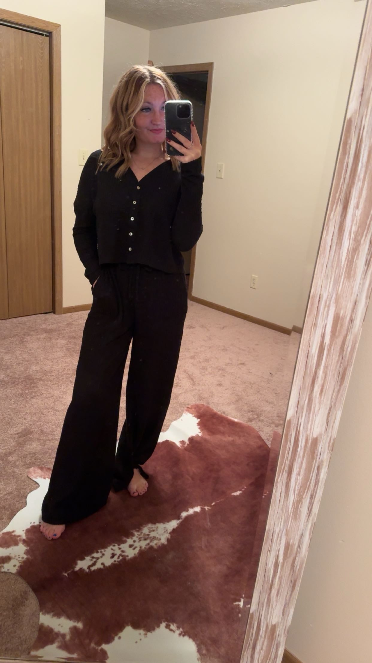 comfy in black set