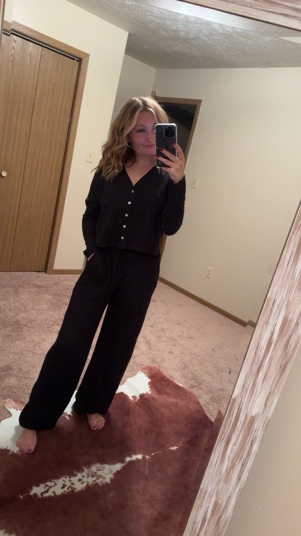 comfy in black set