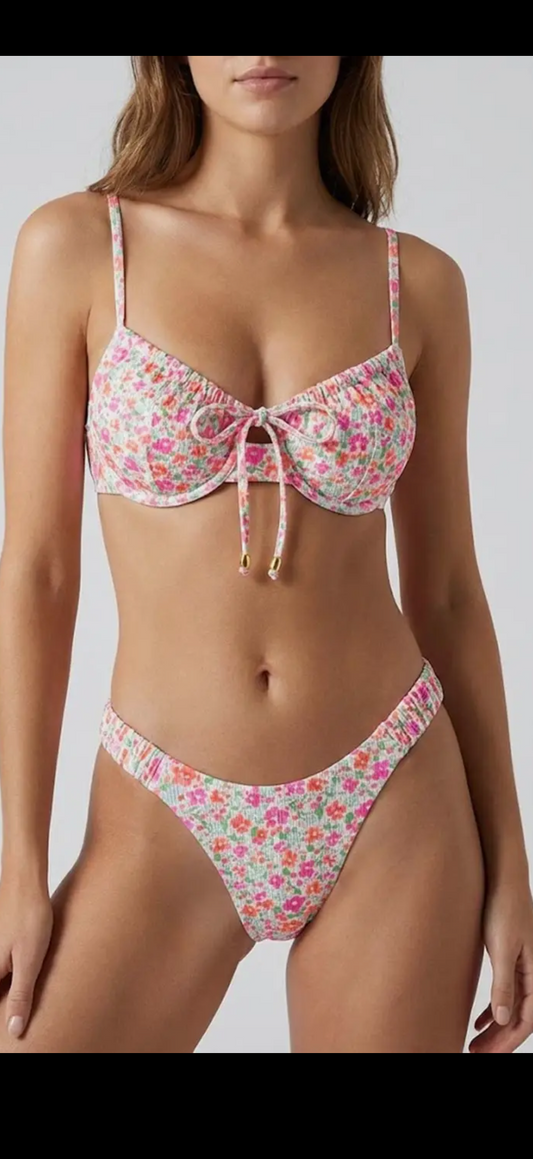 floral bikini