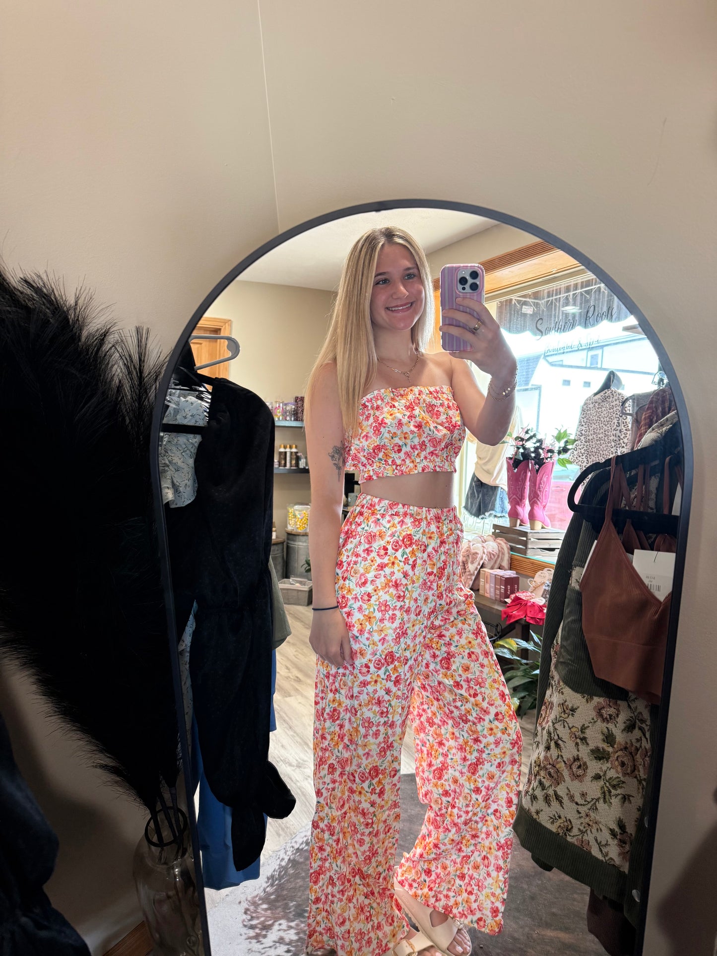 floral 2 piece set