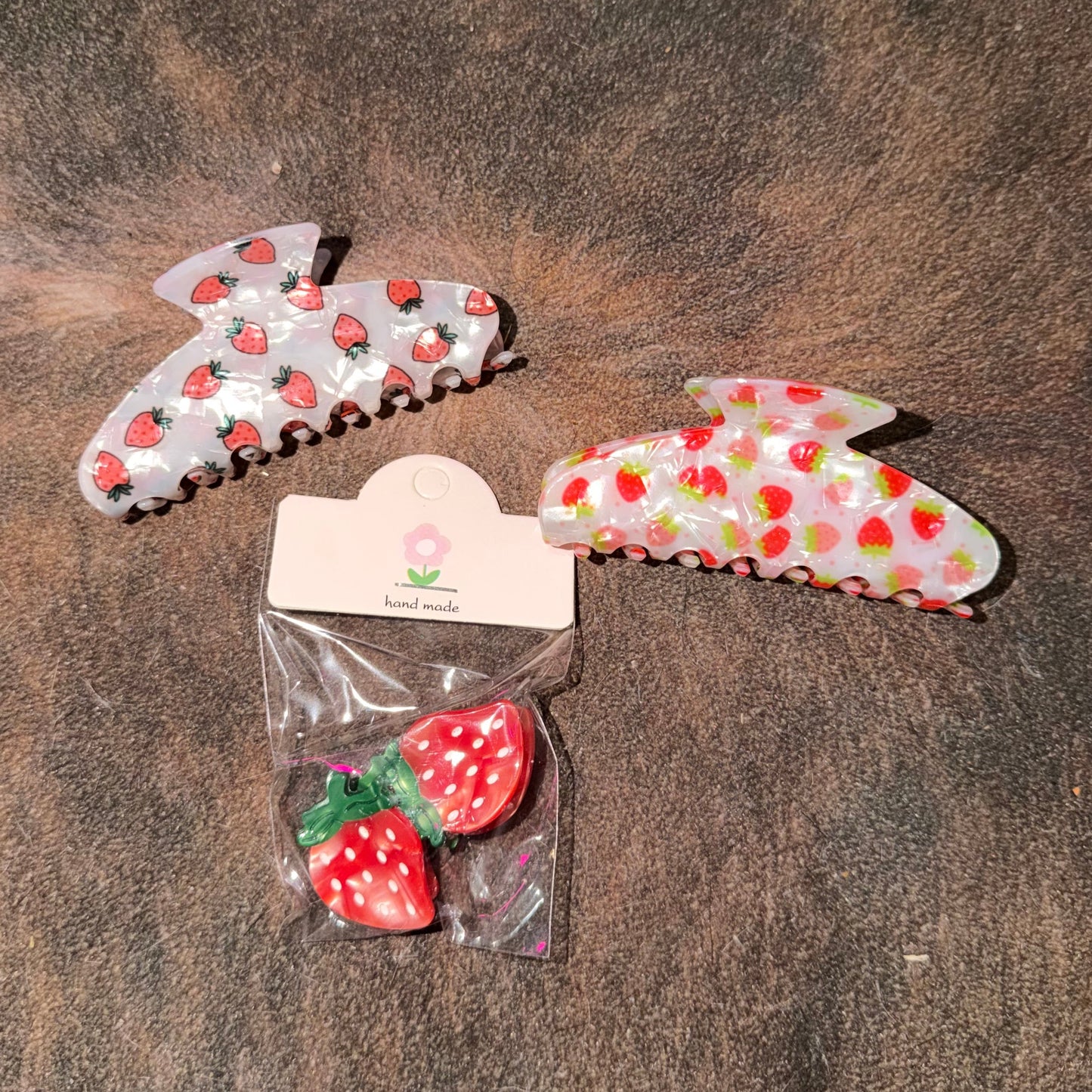 strawberry clips