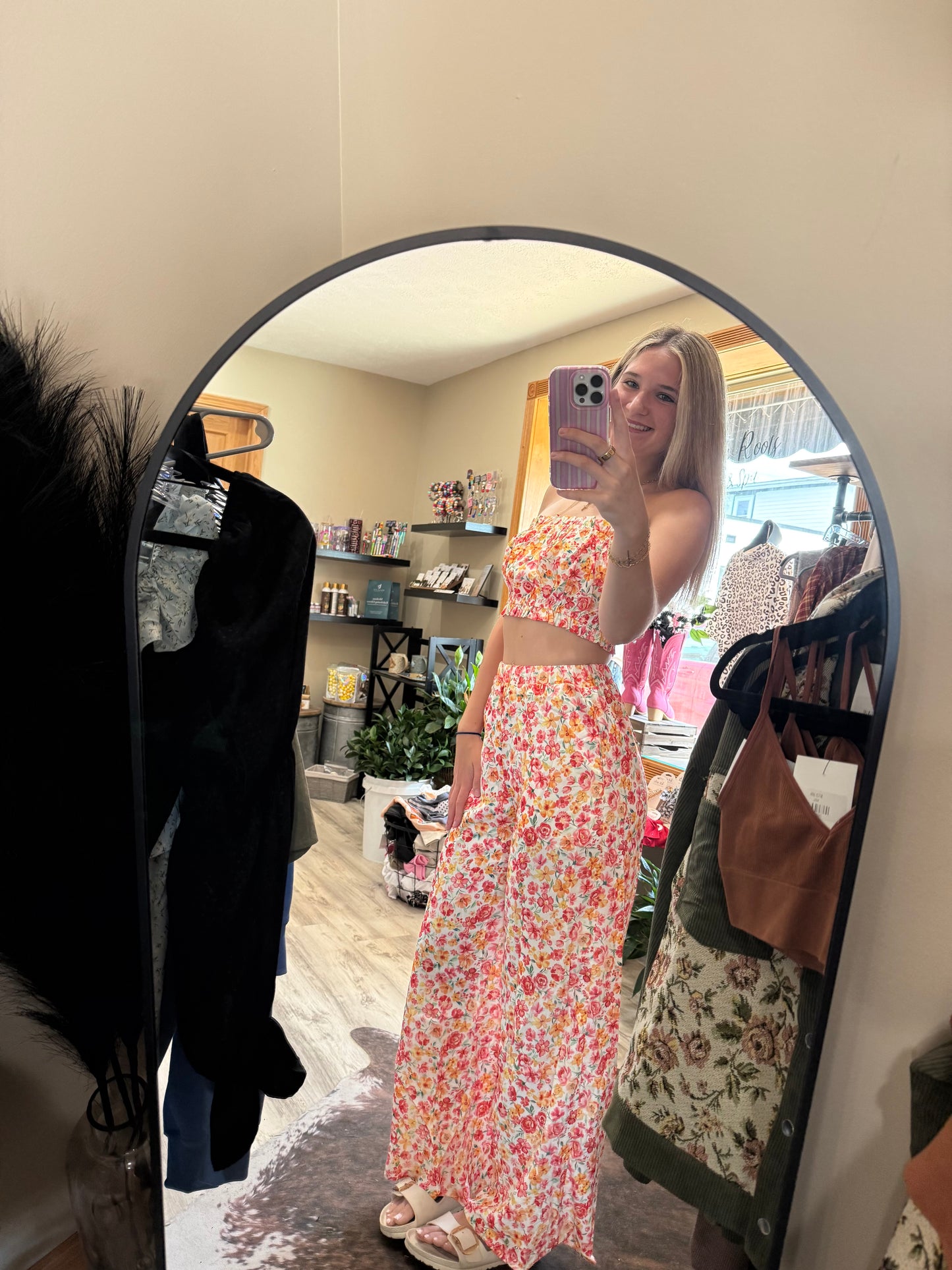 floral 2 piece set