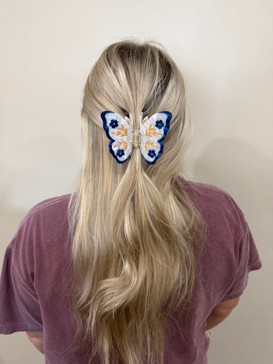 beautiful butterfly clip