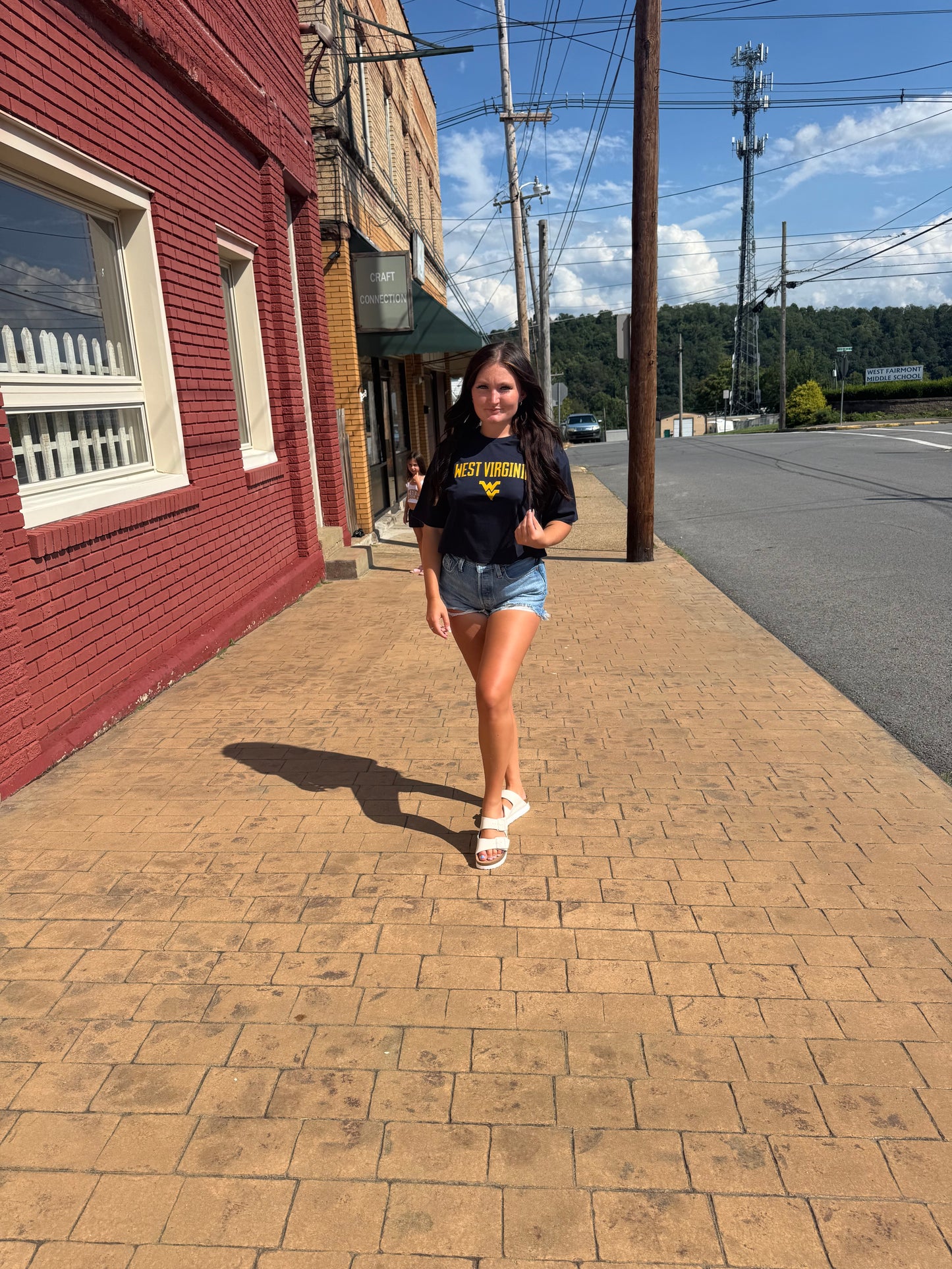 WV cropped tee