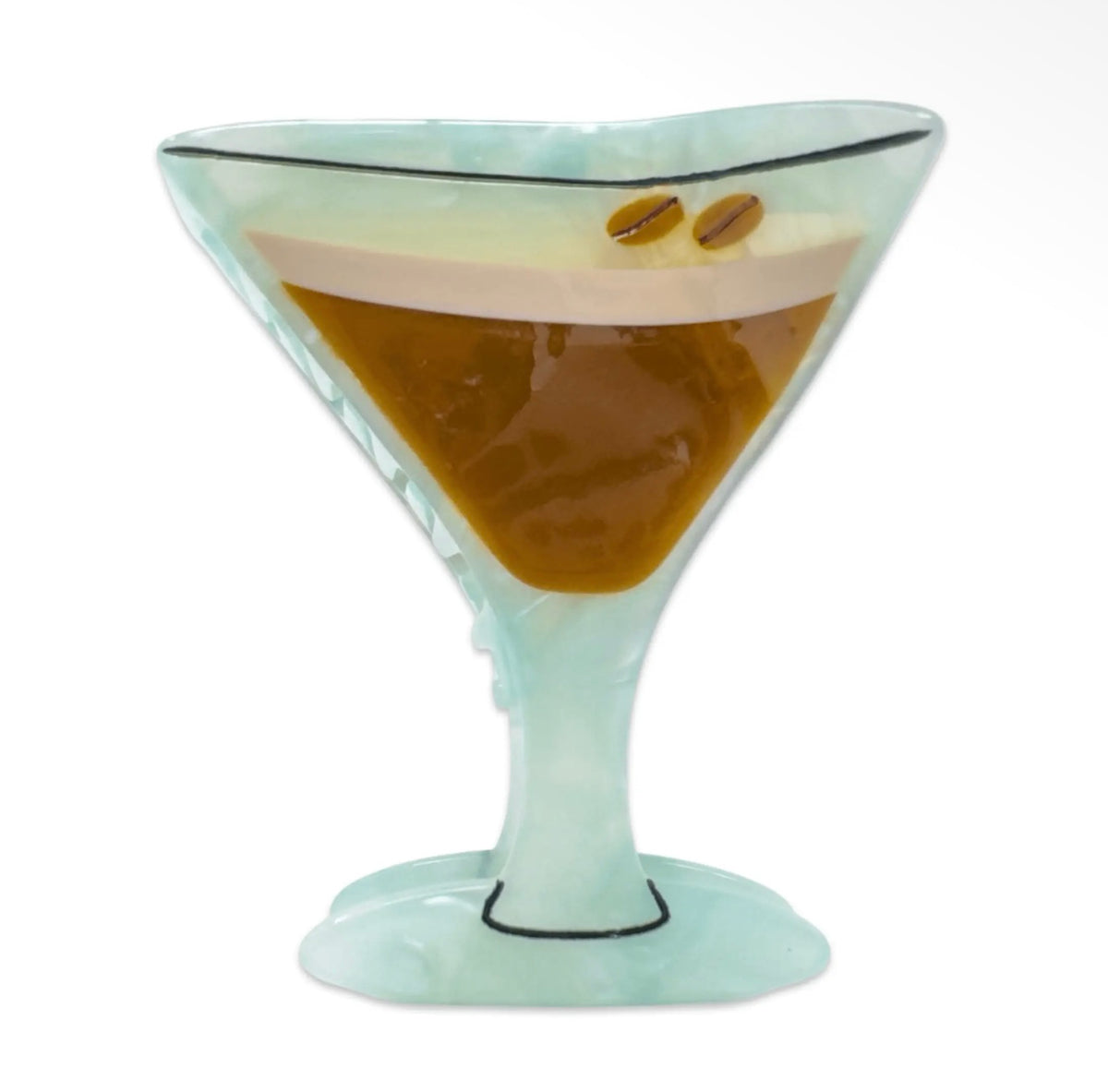 espresso martini hair clip PREORDER