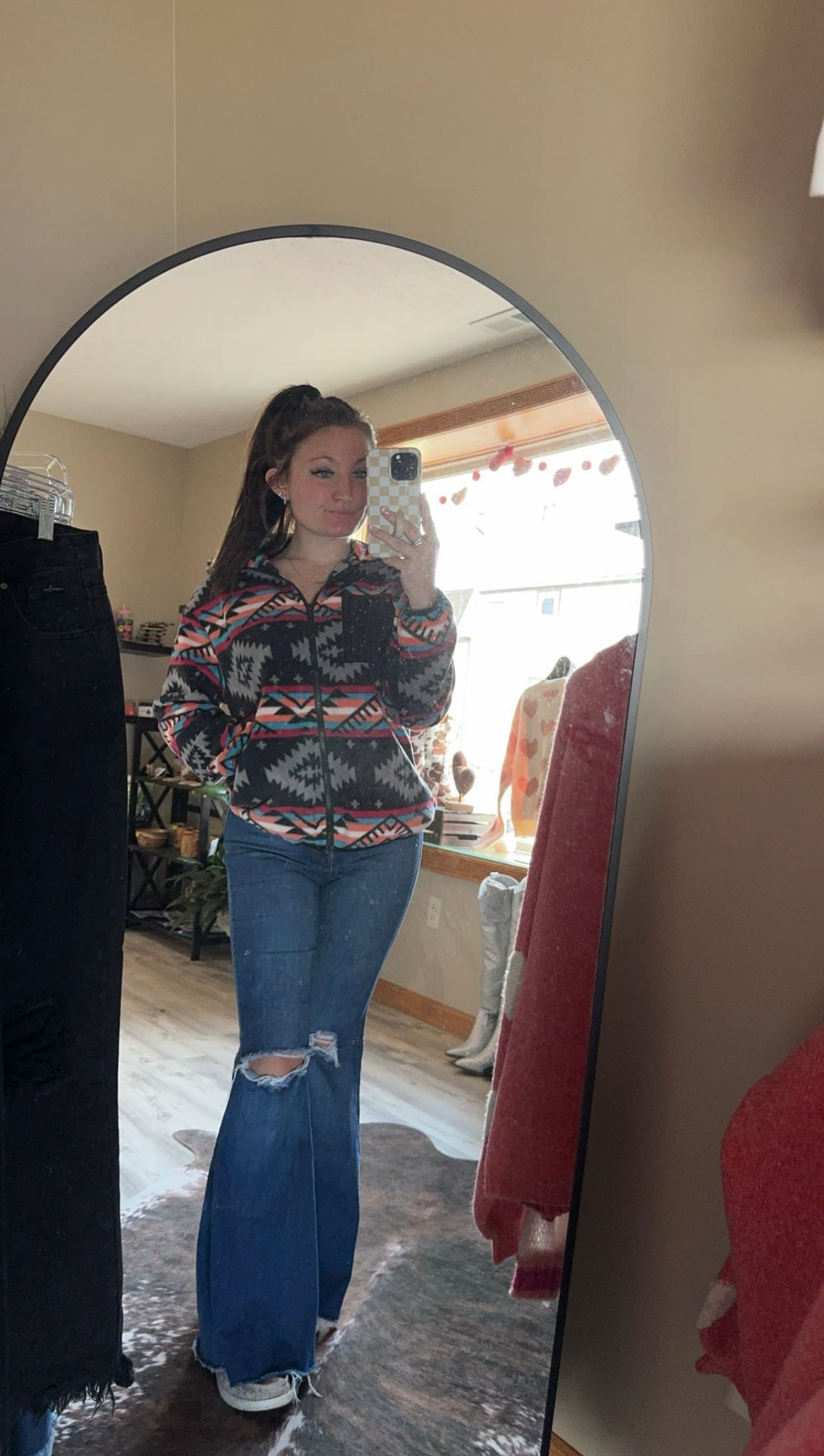 gently used aztec zip up