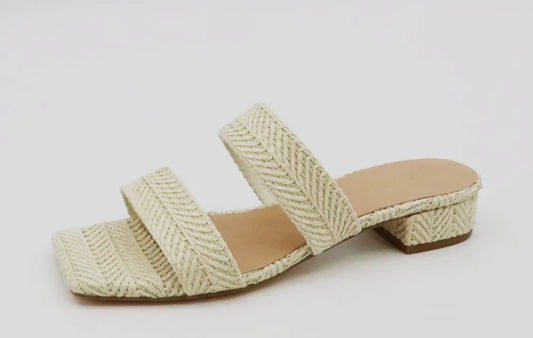 Braided Rope Detail Sandals