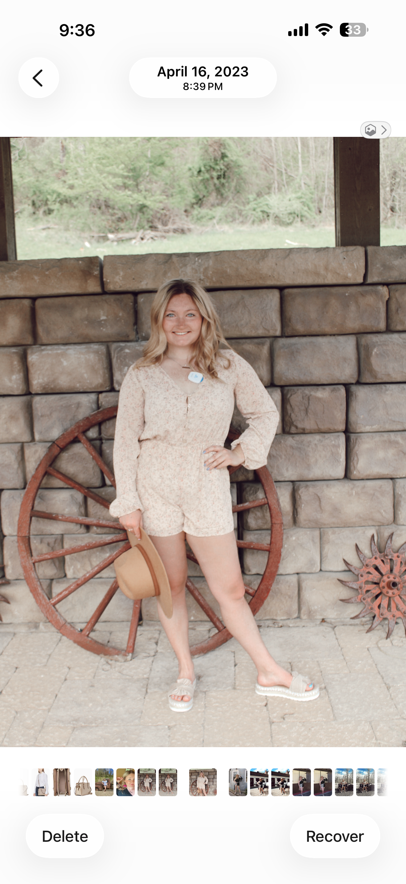 medium gently used floral romper
