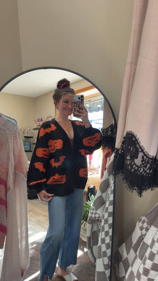 halloween cardigan