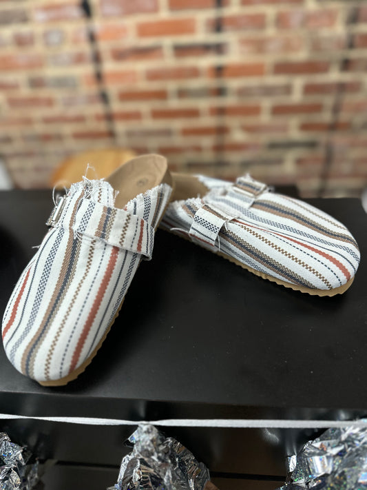 Western Print Slip On Shoes